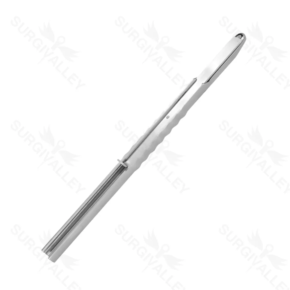 Bone Scraper With Reservoir Straight 155mm Implant Instruments