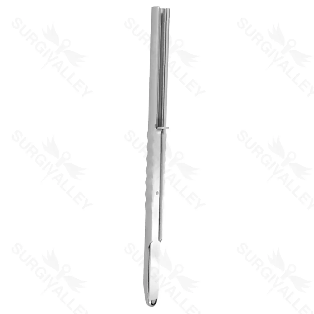 Bone Scraper With Reservoir Straight 155mm Implant Instruments