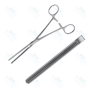 Super Straight Atraumatic Forceps Elastic Blades Straight 20.0cm General Surgery Instruments – surgivalley (SV-10-1050)