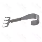 Gorney Rake Facelift Hook And Retractor Rhytidectomy 4 cm X 8.5 cm Inline 4 Prongs