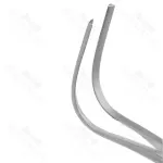 Brock Auricular Clamp Deep Curved 213mm Effective Jaw Thoracic Clamp