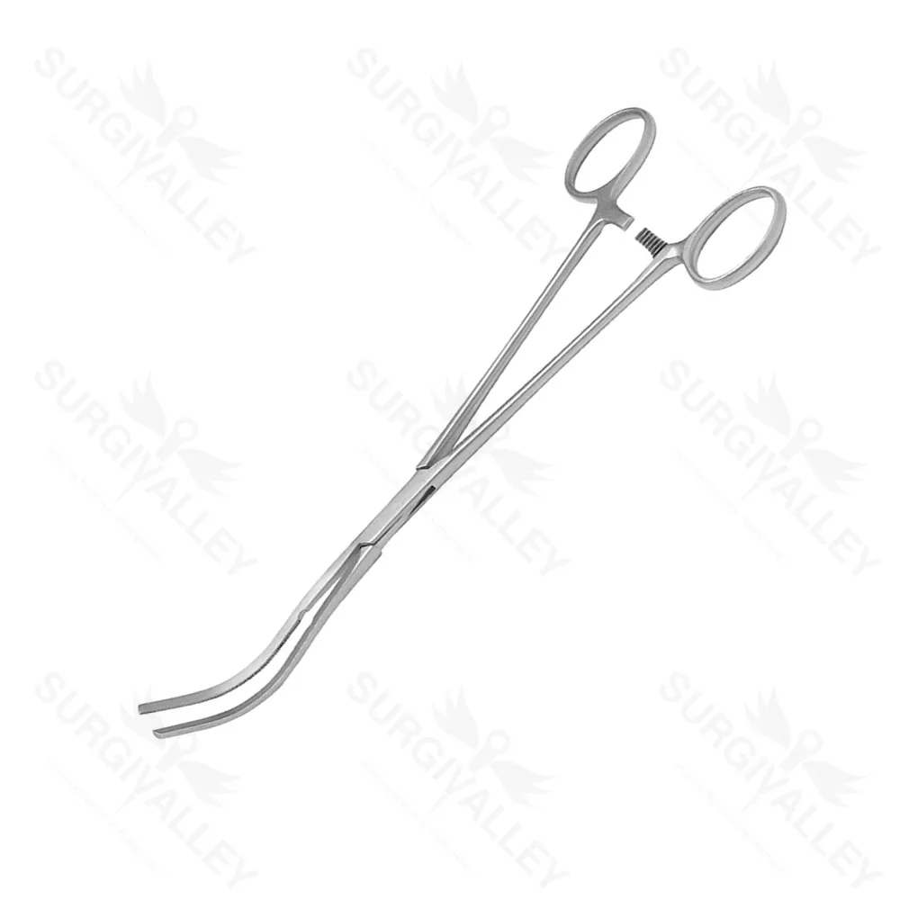 Brock Auricular Clamp Medium Curve 230mm Effective Brock Jaw Surgical Clamp