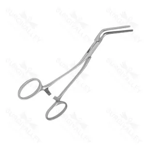 Cooley Neonatal Vascular Angled Clamp Cooley 2 X 2 Teeth (SV-10-2181)