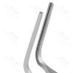 Cooley Neonatal Vascular Angled Clamp Cooley 2 X 2 Teeth