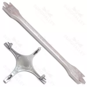 Dental Bracket Height Gauge 022 & Boone Gauge 3.5mm 4mm 4.5mm 5mm Orthodontic Stainless Steel Instruments (SV-10-2203)