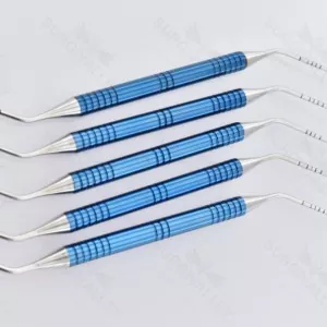 5 Pcs Depth Probe Measuring With Aluminum Handle, Dental Implant Surgical Tool – surgivalley (SV-10-2226)