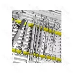 Basic Dental Surgery Instrument Set (5 Pieces) - Stainless Steel