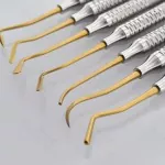 Gold Plated Restorative Composite Filling Instruments Set Of 5 Pieces