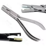 Pad Adjusting Pliers 6&quot; Optical Nylon End Eye Glasses Repairing Stainless Steel