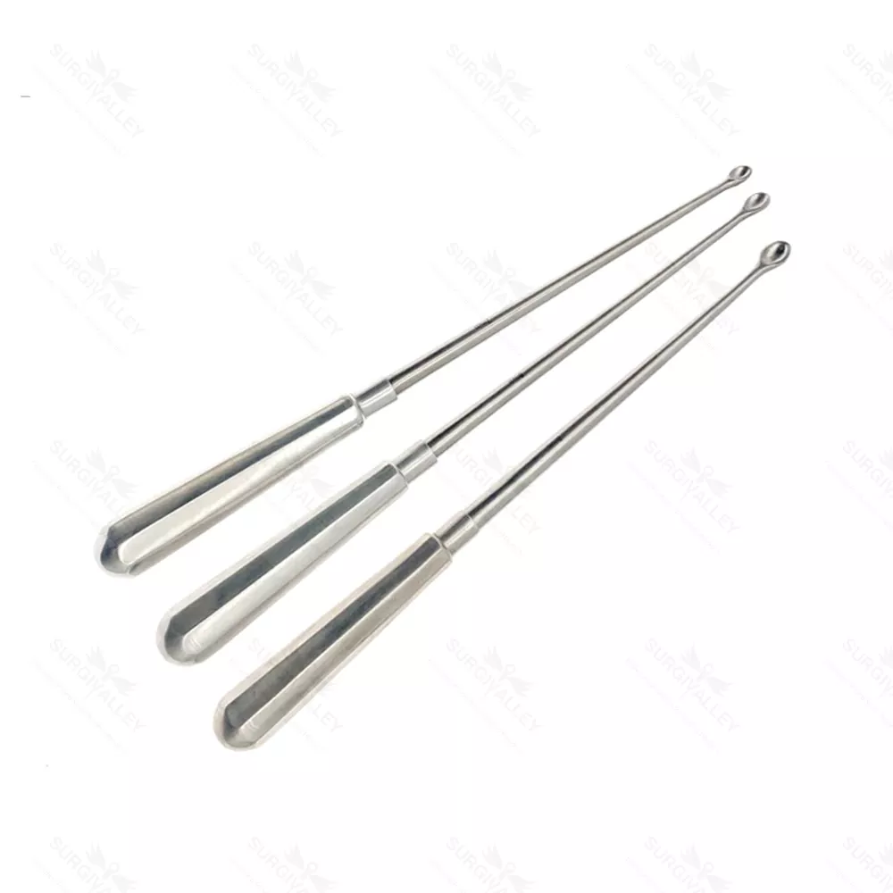 3 Pcs Set Bone Currette Spoon 13mm 16mm 19mm Veterinary Orthopedic Instruments
