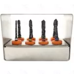 8pcs Dental Surgery Implant Drills Black Titanium Coated Hardened longer life CE