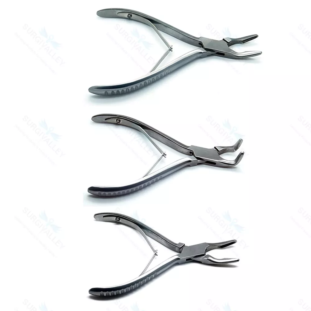 TC Pin wire Cutter Ruskin Bone Rounger Cutting Forceps Set of 6 Pcs Orthopedics