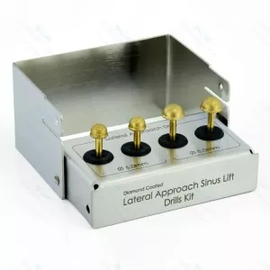 Dental Lateral Approach Drill Kit Sinus Lift Membrane Diamond Coated Burs CE (SV-10-1485)