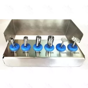 Dental Saw Disk Cutting Tool Kit 4mm ,5mm, 6mm & 7mm Saw Disk CE New (SV-10-1482)