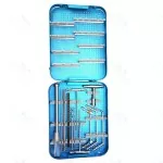 Quick Coupling Drill Bits & Drill Guide Set of 11 Pieces Orthopedic Instruments