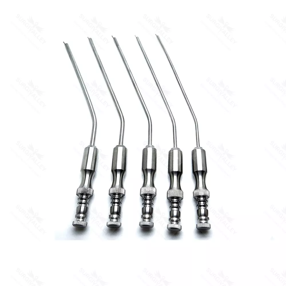 Frazier Suction Tubes Set Of 5 Pcs Neuro Surgical Instruments