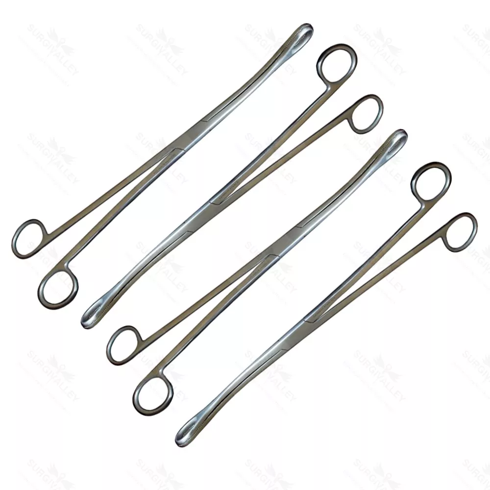 Kelly Placenta Forceps Size 12.5 Set Of 4 Pcs Surgical Instruments