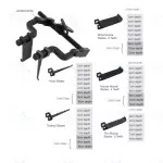 McCulloch Micro Discectomy Lumbar Retractor 38 PCs Set With Black Color