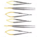 Ophthalmic Surgical Instruments Set (9 Pieces) - Stainless Steel