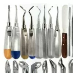 64 - Piece Dental Oral Surgery Kit - Extraction Instruments Set