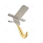 Retractor Saldanha Fibra Óptica Pequeño 6CMx12 Cirugía Plástica Acero Inoxidable CE