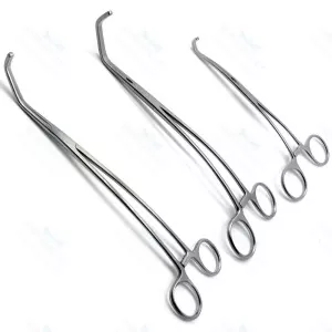 Pcs 3 Surgical Forceps Satinsky Cooley Debakey Veterinary Premium Instruments (SV-10-1365)