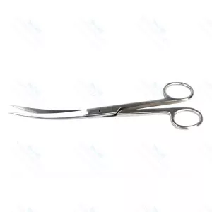 Scissors Teat Curved 17cm Made Stainless Steel Instruments – surgivalley (SV-10-1015)