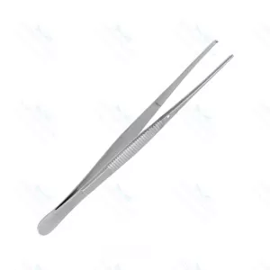 Semken Tissue Forceps Straight 1 X 2 Teeth 15.0 cm General Surgery Instruments – surgivalley (SV-10-1039)