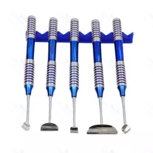 Soft Brushing Kit Dental Instruments Implant Lingual Flaps Surgery Set Of 5 CE (SV-10-1311)