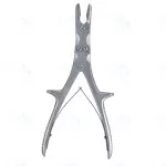 Curved Bone Rongeur 9 - Double Action German Steel Instrument