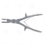 Curved Bone Rongeur 9 - Double Action German Steel Instrument