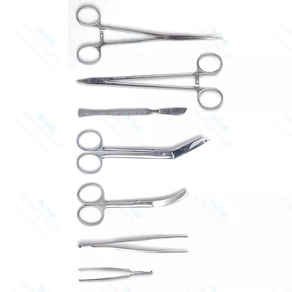 Tc Mayo Dressing Scissors with Tonsil Needle Surgical instruments Lot of 9 pcs