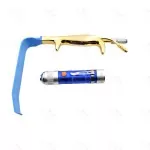 Retractor de mama Tebbetts 30 mm x 15 cm Guía de luz de fibra óptica + Tubo de succión + Led