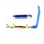 Retractor de mama Tebbetts 30 mm x 15 cm Guía de luz de fibra óptica + Tubo de succión + Led