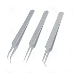 Set of 3 Hair Transplant Forceps - Surgical Grade Stainless Steel