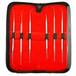 Juego de extractores de flebectomía Varady y ganchos para piel para cirugía plástica de 6 piezas