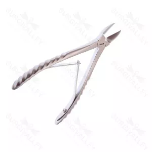 High Quality Stainless Steel Stamm Bone Cutting Ronguer 160mm Angled Flat 22mm Blade (SV-10-2560)