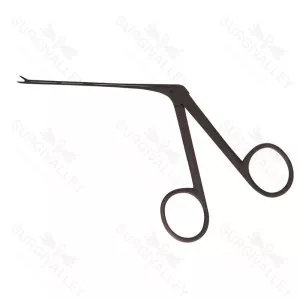 Cawthorne Aural Forceps Extra Fine Jaws Black Finish Tip Shoulder 75mm (SV-10-2568)