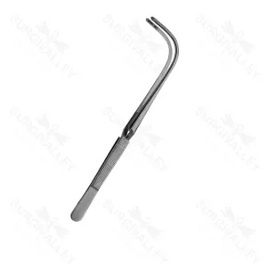 Single Use Disposable Jackson Laryngeal Self Closing Dressing Forceps Serrated 1X2 Teeth 9 Inch