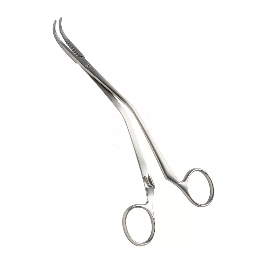 Wilson Tonsil Artery Forceps Cranked Shaft Curved Jaw Screw Joint 190mm
