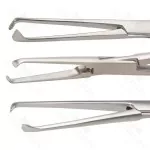 Allis Tissue Forceps 7mm Finger Ring Ratcheted Forceps Grasping Organs & Slippery Tissue During Surgery