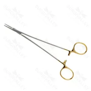 Debakey Needle Holder Delicate Serrated Tungsten Carbide 200mm General Surgery Instruments – surgivalley (SV-10-824)