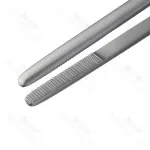 High Quality Surgical Instruments Emmet Dissecting Forceps Straight Serrated Jaws 240mm