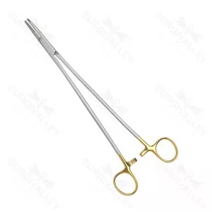 Wangensteen Needle Holders Serration Pitch 270mm Tungsten Carbide Surgical Needle Holders – surgivalley (SV-10-992)