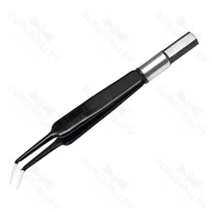 Jeweler #5 Non Stick Microsurgery Bipolar Forceps (SV-10-3080)