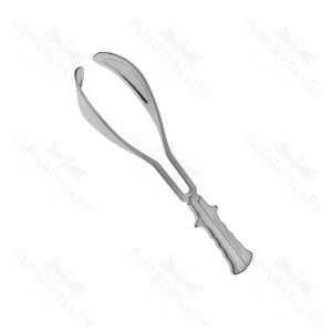 Luikart Mclane Obstetrical Forceps Rounded Cephalic Curve Blades (SV-10-1925)