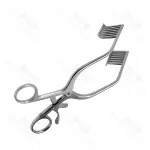 Miskimmon Cerebellar Retractor 200mm 7X7 Prong Angled Sharp Orthopedic Instrument