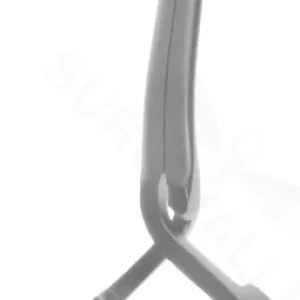 Gregory profunda clamp 5" extra small angled/curved atraumatic jaws ring handle – surgivalley (111210118)