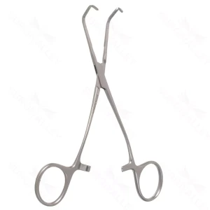 6" Castaneda Clamp curved shank large – surgivalley (004210116)