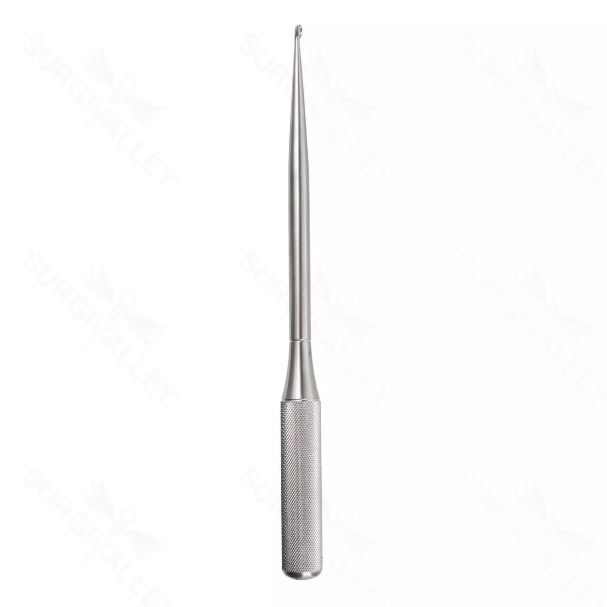 Spinal Fusion Curette – knurl hndl straight 1